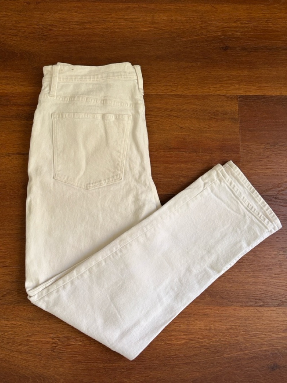 Madewell White High-Rise Slim Boyjeans - 29